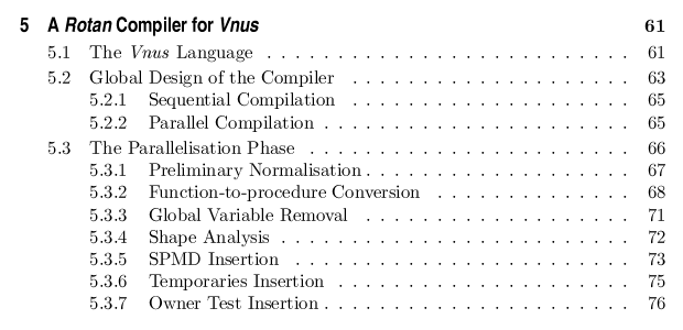 LaTeX tips: Customise Table of Contents